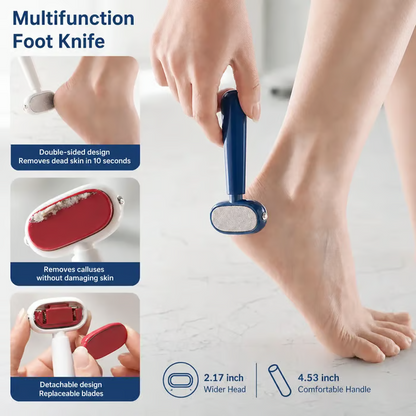🦶 Dual-Sided Foot Callus Remover