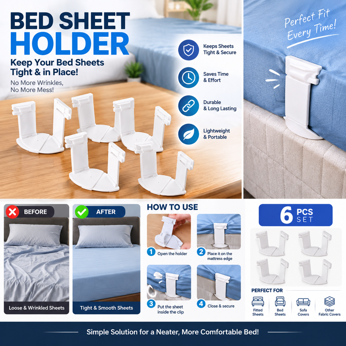 Bed Sheet Holder